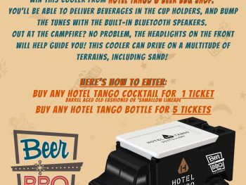Hotel Tango Remote Control Cooler Raffle