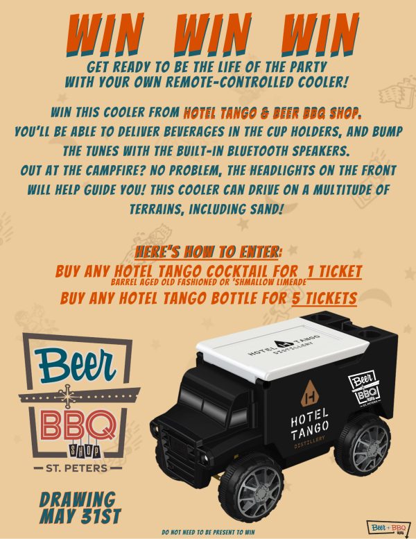Hotel Tango Remote Control Cooler Raffle