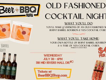Old Fashioned Night With Burnt Barrel & Yes Cocktail Cubes