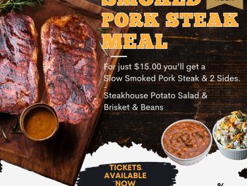 Smoked Pork Steak Saturday