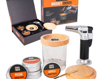 Whiskey Smoker | Cocktail Smoking Kit w/ Torch & Wood Chips