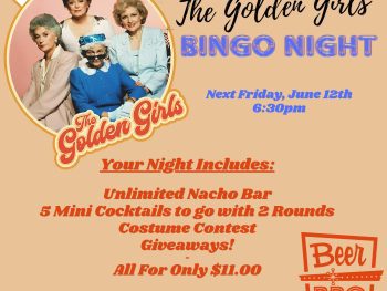 Golden Girls Bingo Night